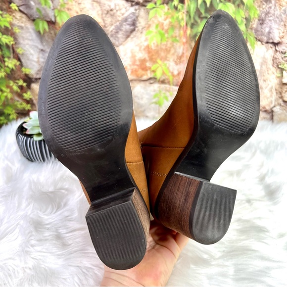 STEVE MADDEN Pawel Tan Block Heel Ankle Boots, 8M - Picture 11 of 13